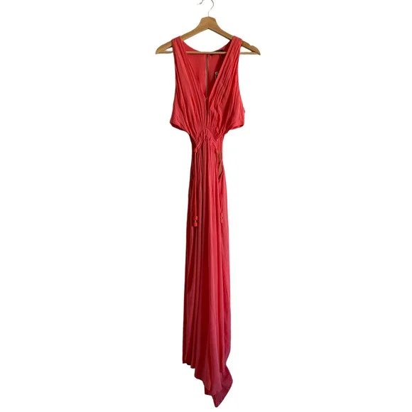chinese dress ladies Vix Halter Leopard Maxi Dress – Beishi main image 1